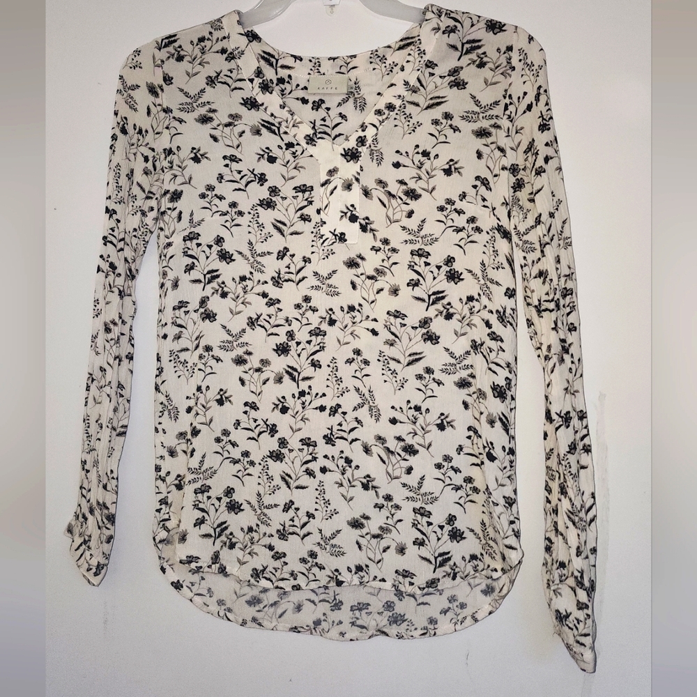 Kaffe Floral Printed Longsleeve Top
